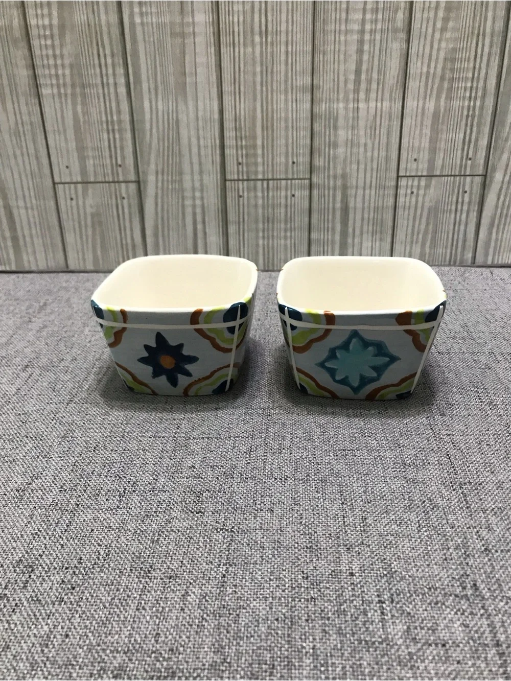 Set of 2 Crate and Barrel Ramikins